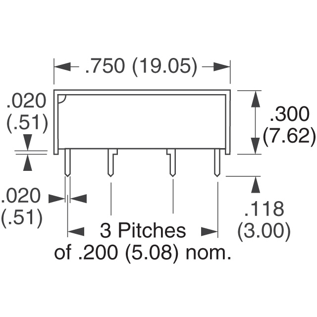 HE3621A0500 Littelfuse Inc.  Reed Relays